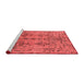 Industrial Red Washable Rugs