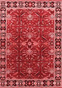 Oriental Red Traditional Rug, urb1363red