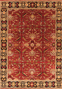 Oriental Orange Traditional Rug, urb1363org