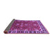Sideview of Oriental Purple Traditional Rug, urb1363pur