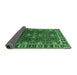 Sideview of Oriental Emerald Green Traditional Rug, urb1363emgrn