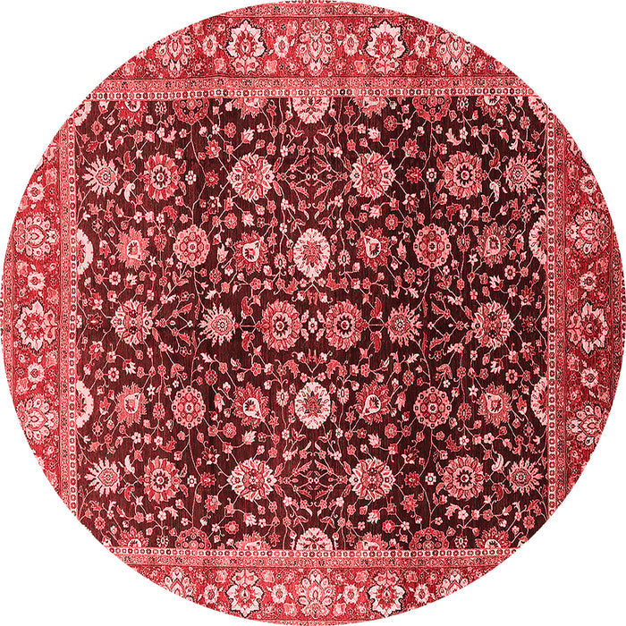 Machine Washable Oriental Red Industrial Rug, wshurb1364red