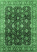 Oriental Emerald Green Industrial Rug, urb1364emgrn