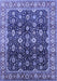 Oriental Blue Industrial Rug, urb1364blu