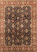 Oriental Brown Industrial Rug, urb1364brn