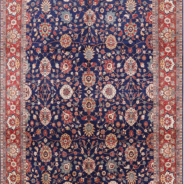 Mid-Century Modern Khaki Rose Pink Oriental Rug, urb1364