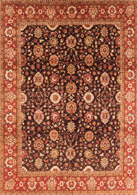 Oriental Orange Industrial Rug, urb1364org