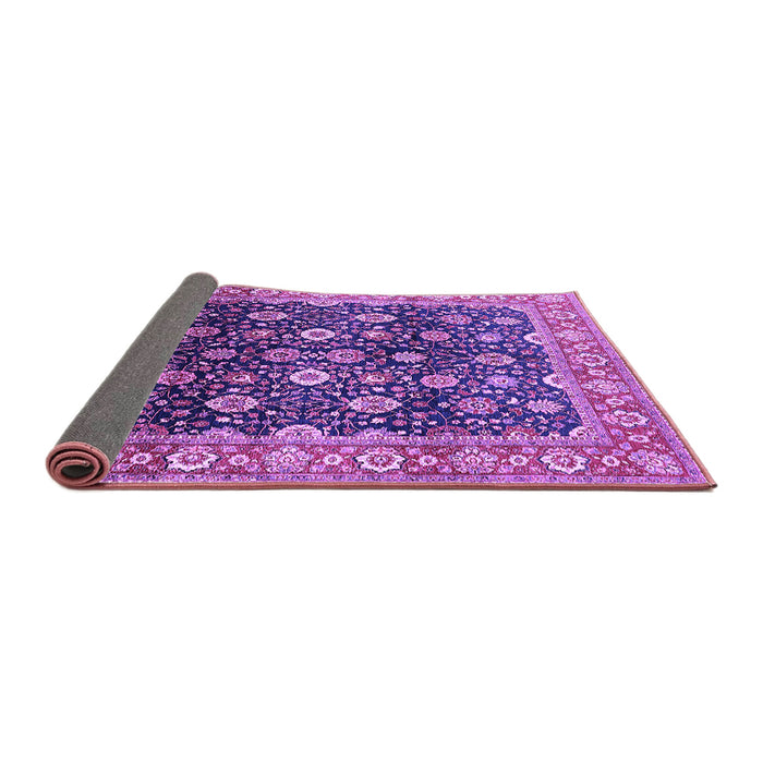 Sideview of Oriental Purple Industrial Rug, urb1364pur