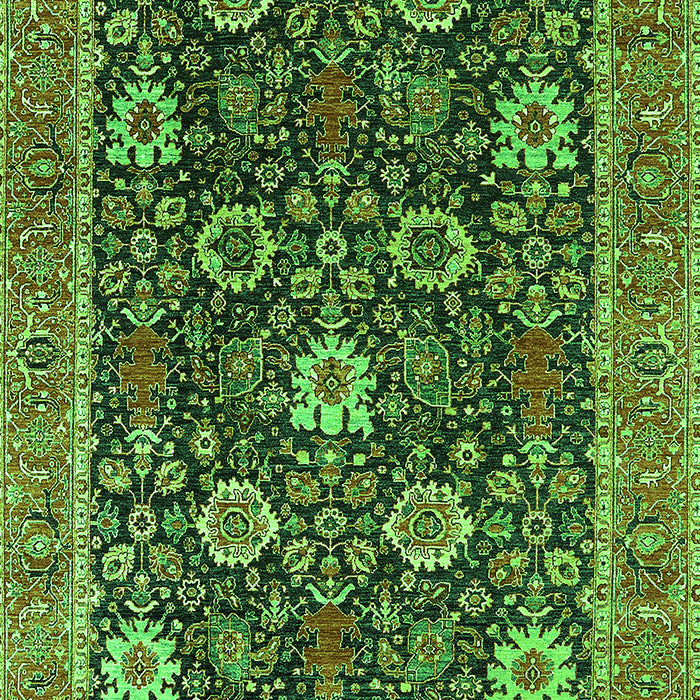 Oriental Green Industrial Rug, urb1365grn
