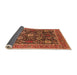 Sideview of Oriental Orange Industrial Rug, urb1365org