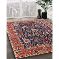 Mid-Century Modern Camel Brown Oriental Rug, urb1365