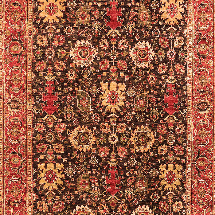 Oriental Orange Industrial Rug, urb1365org