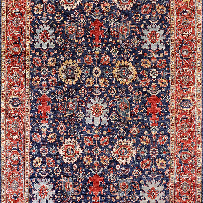 Mid-Century Modern Camel Brown Oriental Rug, urb1365