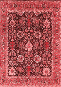 Oriental Red Industrial Rug, urb1365red