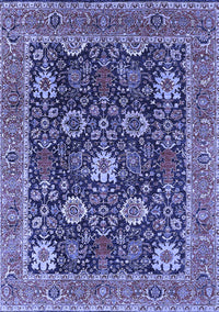 Oriental Blue Industrial Rug, urb1365blu