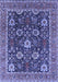 Oriental Blue Industrial Rug, urb1365blu