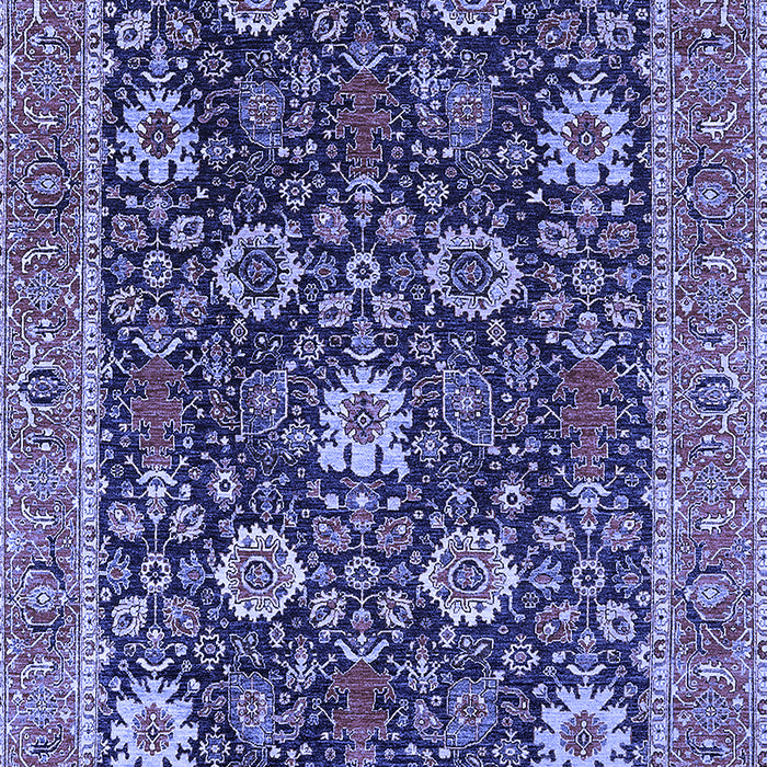 Oriental Blue Industrial Rug, urb1365blu