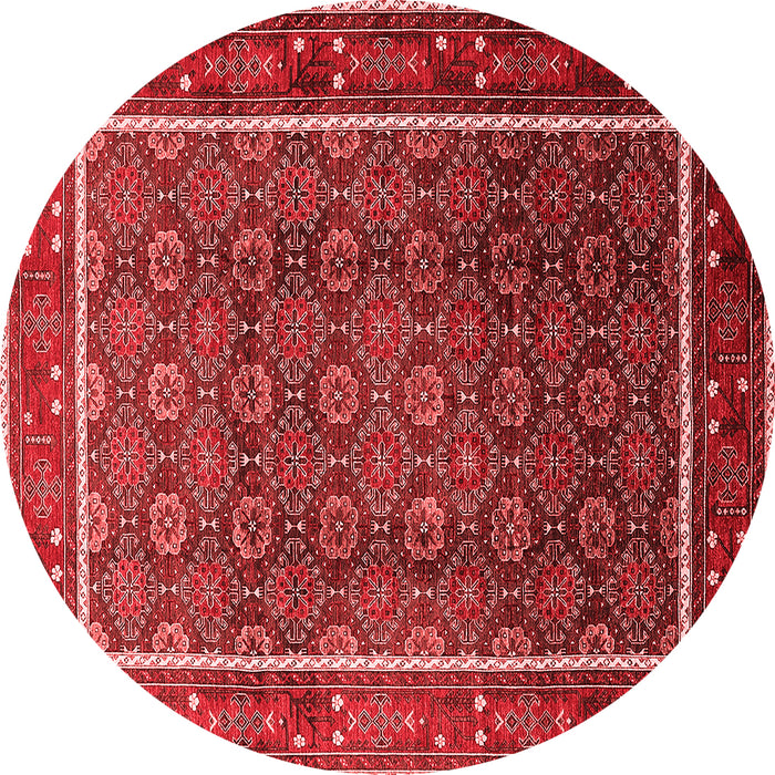 Machine Washable Oriental Red Industrial Rug, wshurb1366red
