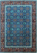 Oriental Light Blue Industrial Rug, urb1366lblu