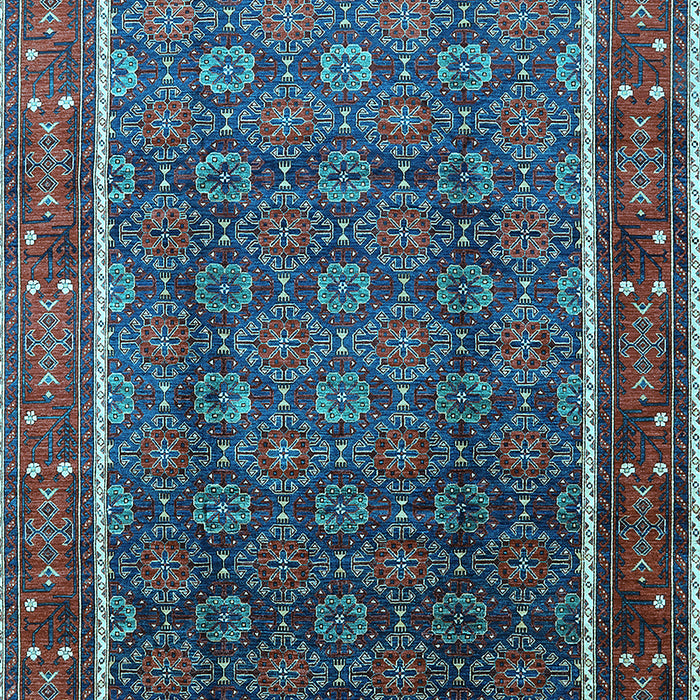 Oriental Light Blue Industrial Rug, urb1366lblu