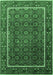 Oriental Emerald Green Industrial Rug, urb1366emgrn