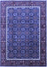 Oriental Blue Industrial Rug, urb1366blu