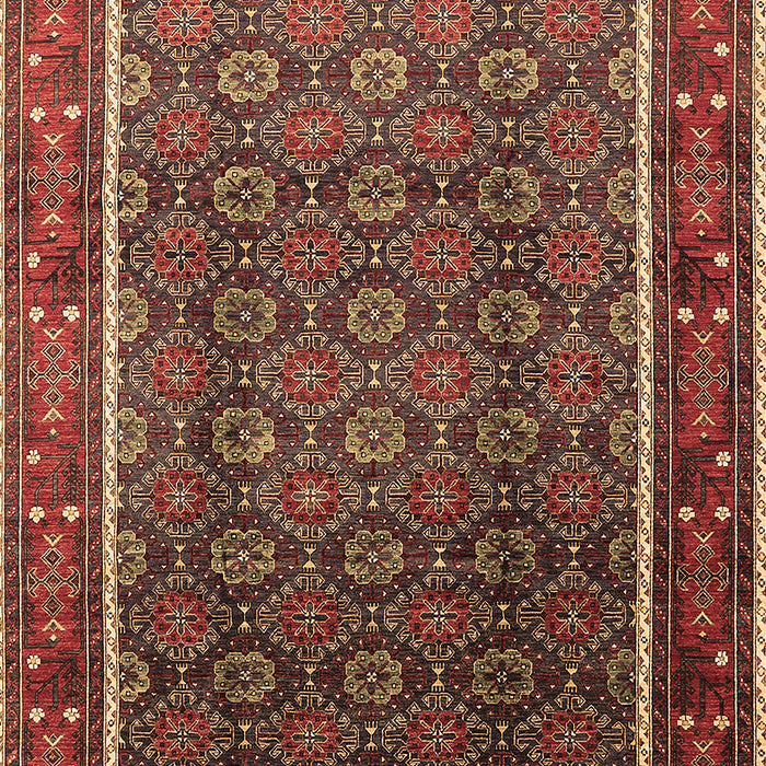Oriental Brown Industrial Rug, urb1366brn