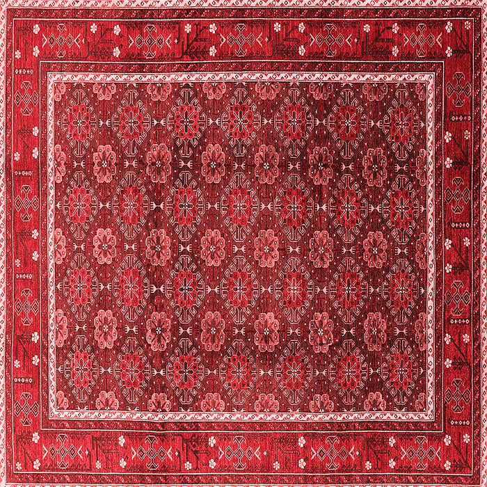 Machine Washable Oriental Red Industrial Rug, wshurb1366red