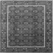 Square Oriental Gray Industrial Rug, urb1366gry