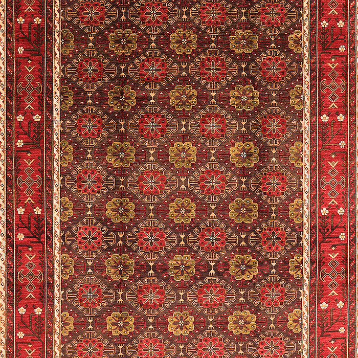 Oriental Orange Industrial Rug, urb1366org