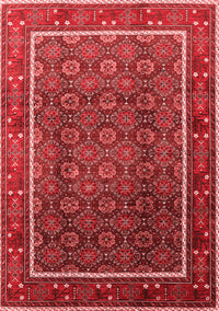 Oriental Red Industrial Rug, urb1366red