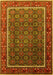 Oriental Yellow Industrial Rug, urb1366yw