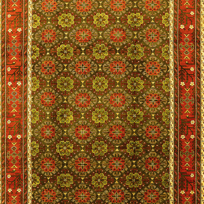 Oriental Yellow Industrial Rug, urb1366yw