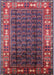 Mid-Century Modern Pink Oriental Rug, urb1367