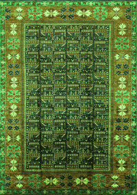 Oriental Green Industrial Rug, urb1367grn