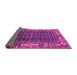 Sideview of Oriental Pink Industrial Rug, urb1367pnk