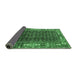 Sideview of Oriental Emerald Green Industrial Rug, urb1367emgrn