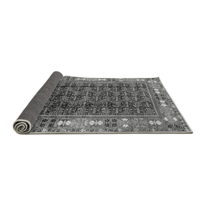 Sideview of Oriental Gray Industrial Rug, urb1367gry