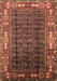 Oriental Brown Industrial Rug, urb1367brn