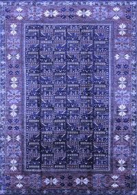 Oriental Blue Industrial Rug, urb1367blu