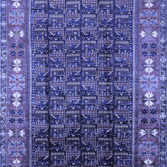 Oriental Blue Industrial Rug, urb1367blu