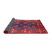 Sideview of Mid-Century Modern Red Oriental Rug, urb1368