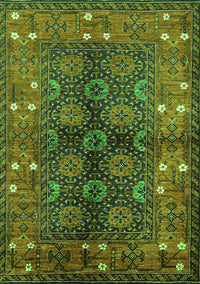 Oriental Green Industrial Rug, urb1368grn