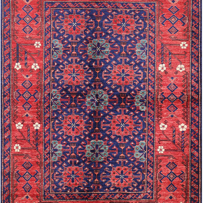 Mid-Century Modern Red Oriental Rug, urb1368