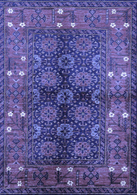 Oriental Blue Industrial Rug, urb1368blu