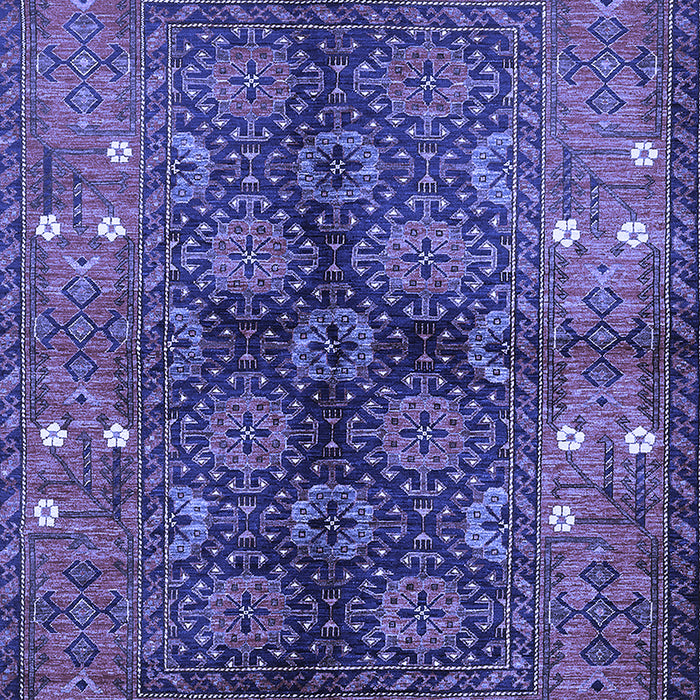 Oriental Blue Industrial Rug, urb1368blu