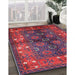 Machine Washable Industrial Modern Red Rug in a Family Room, wshurb1368