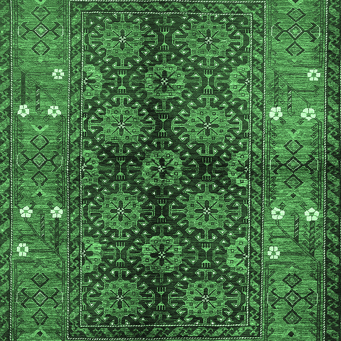 Oriental Emerald Green Industrial Rug, urb1368emgrn