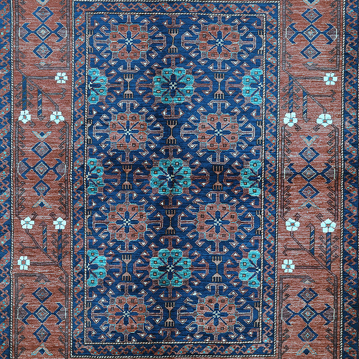 Oriental Light Blue Industrial Rug, urb1368lblu