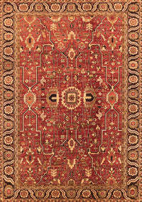 Oriental Orange Traditional Rug, urb1369org